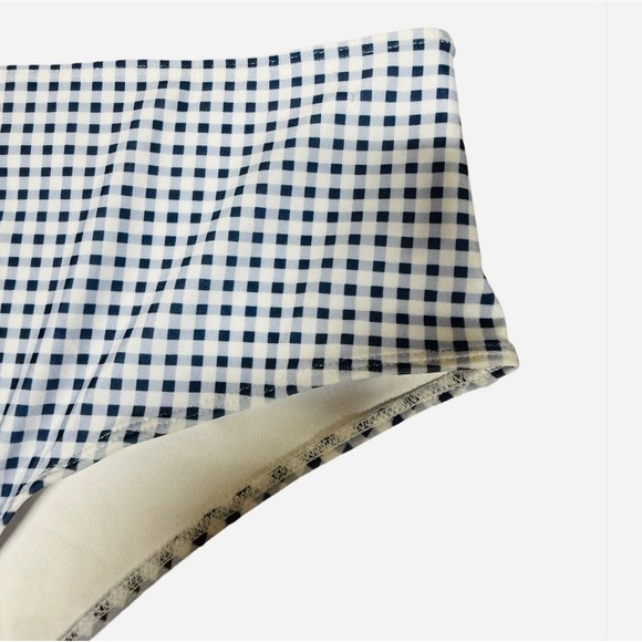 Simply Southern Gingham Plaid Blue Bathing Suit Bottoms NWOT Size XXL Swim - Picture 2 of 6
